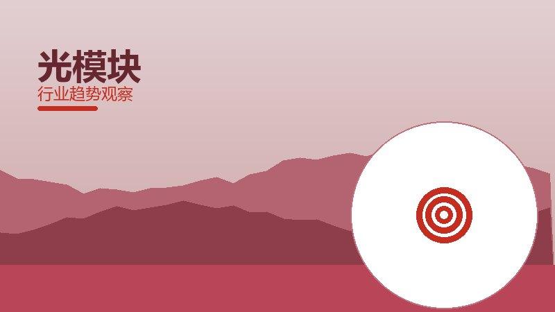 光模块历史包袱，积累与调整代价